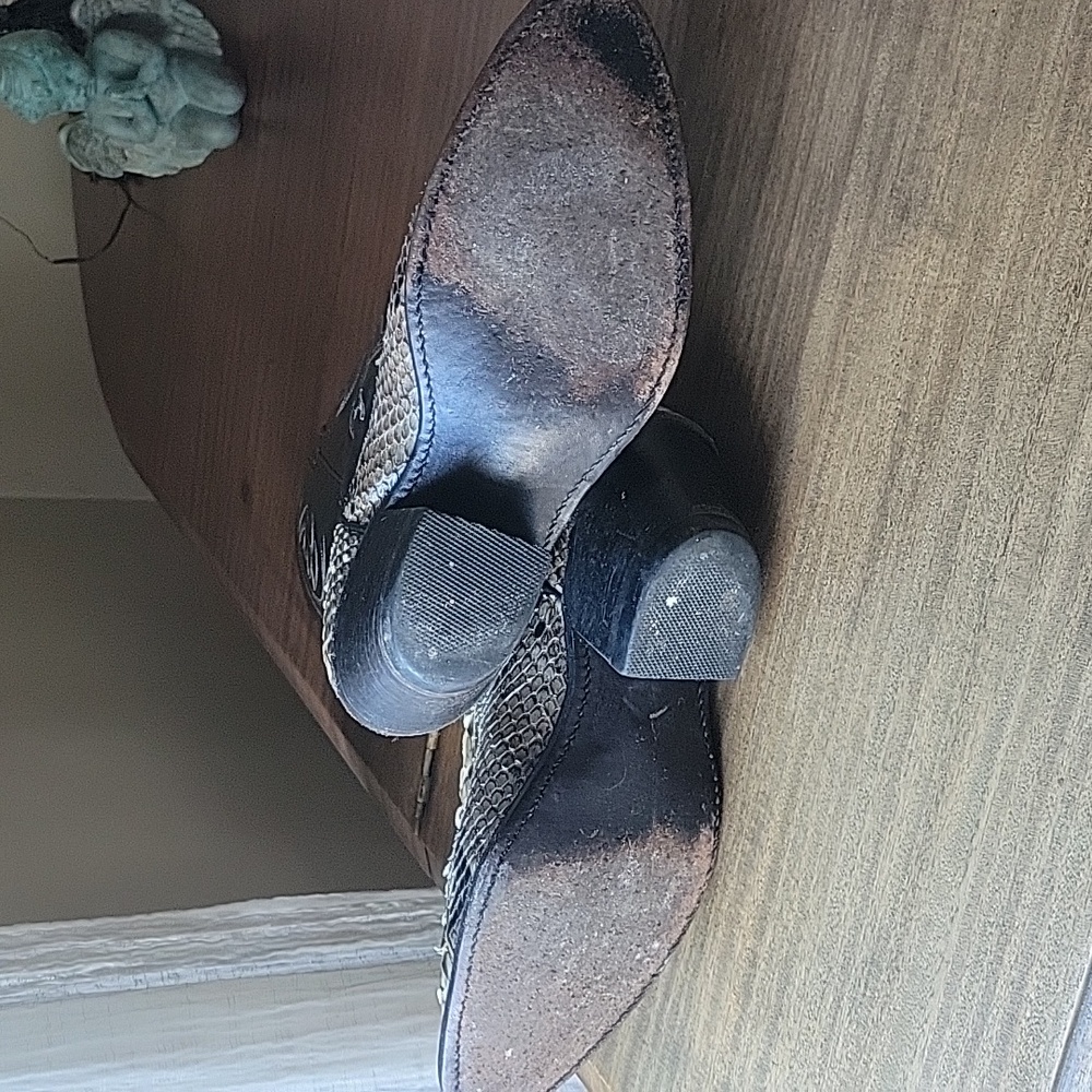 Dingo Snake Skin & Leather Western Cowboy Boots - Python Skin Boots Style 5130 - Picture 7 of 8